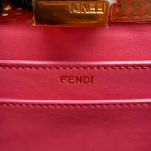 将图像加载到图库查看器中，FENDI Peekaboo ISeeU Braided Pink 8BN327 Leather Size Small
