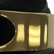 将图像加载到图库查看器中，HERMES scarf ring zebra Black/Gold Gold Plated
