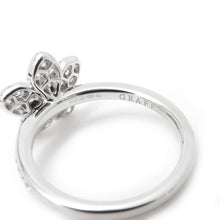 将图像加载到图库查看器中，GRAFF Wildflower Pavé Diamond Ring Size Approximately 11RGR848 18K White Gold
