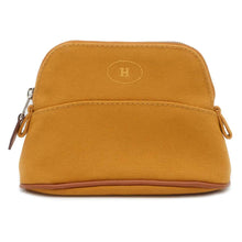 Load image into Gallery viewer, HERMES Bolide Pouch Ochre Canvas Size Mini mini
