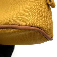 Load image into Gallery viewer, HERMES Bolide Pouch Ochre Canvas Size Mini mini
