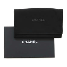 将图像加载到图库查看器中，CHANEL Matelasse Classic Zip Card Case Black AP2570 Caviar Leather
