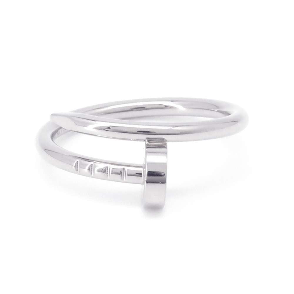 CARTIER Juste un Clou Ring Size SM/48/#8B4226000 18K White Gold