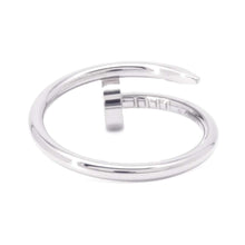 将图像加载到图库查看器中，CARTIER Juste un Clou Ring Size SM/48/#8B4226000 18K White Gold
