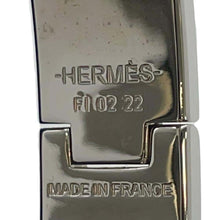 将图像加载到图库查看器中，HERMES Clic Bracelet Size PM Black Enamel Metal
