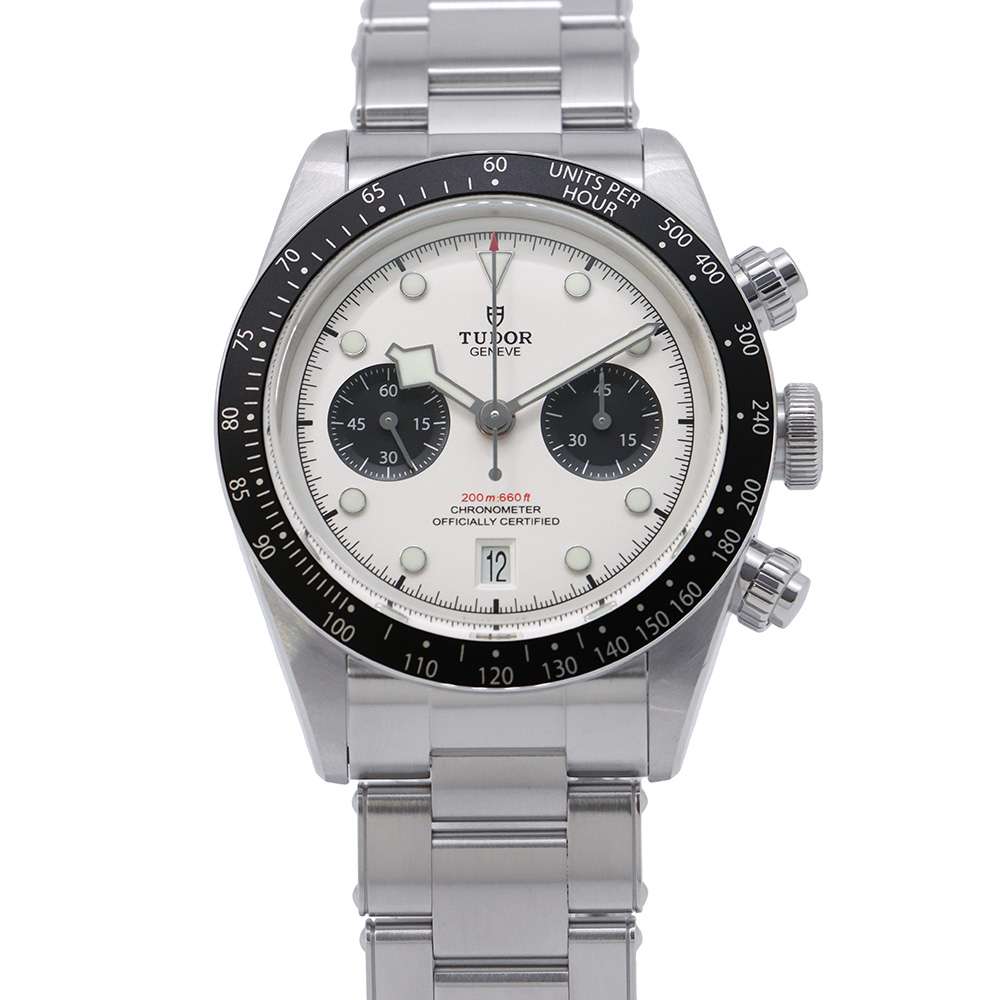 TUDOR Black Bay Chrono W41mm Stainless Steel White Dial M79360N-0002