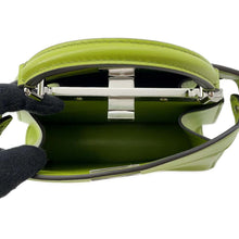 将图像加载到图库查看器中，FENDI Peekaboo ISeeU Green 8BN335 Leather Size Petit
