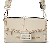 Load image into Gallery viewer, FENDI Baguette Soft Trunk FENDI Factory Pattern Beige 7VA565 Leather
