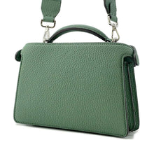 Load image into Gallery viewer, FENDI Peekaboo I.C.U. X-Cross 2WAY Shoulder Bag Green 7VA582 Leather Size Small
