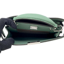 Load image into Gallery viewer, FENDI Peekaboo I.C.U. X-Cross 2WAY Shoulder Bag Green 7VA582 Leather Size Small
