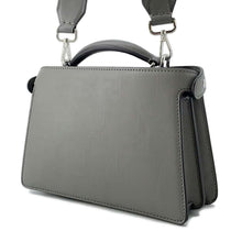 Load image into Gallery viewer, FENDI Peekaboo I.C.U. X-Cross 2WAY Shoulder Bag Gray 7VA582 Leather
