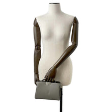 Load image into Gallery viewer, FENDI Peekaboo I.C.U. X-Cross 2WAY Shoulder Bag Gray 7VA582 Leather
