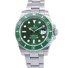 Load image into Gallery viewer, ROLEX Submariner Date W40mm Stainless Steel Green Dial 116610LV
