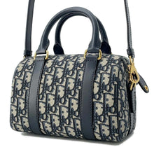 Load image into Gallery viewer, Dior Groove 20 2way Boston Navy M1364UTZQ_M928 Canvas Leather Size Small
