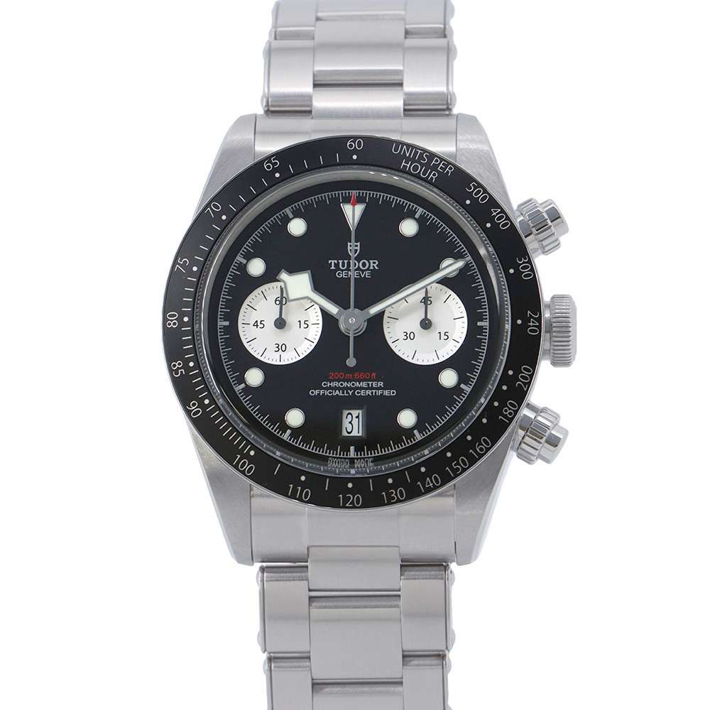 TUDOR Black Bay Chrono W41mm Stainless Steel Black Dial M79360N-0001