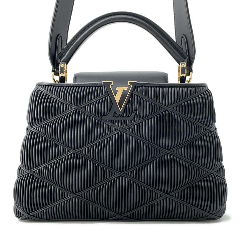 LOUIS VUITTON Carpeciene Noir M20545 Leather Size BB