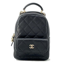 将图像加载到图库查看器中，CHANEL Matelasse Backpack Black AP3753 Caviar Leather Size Mini
