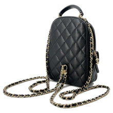 将图像加载到图库查看器中，CHANEL Matelasse Backpack Black AP3753 Caviar Leather Size Mini
