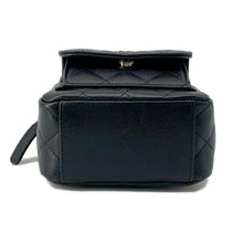 Load image into Gallery viewer, CHANEL Matelasse Backpack Black AP3753 Caviar Leather Size Mini
