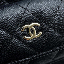 Load image into Gallery viewer, CHANEL Matelasse Backpack Black AP3753 Caviar Leather Size Mini
