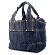 将图像加载到图库查看器中，CHANEL Sparkling denim tote Blue A31985 Denim
