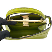 将图像加载到图库查看器中，FENDI Peekaboo ISeeU Light Green 8BN335 Leather Size Petit
