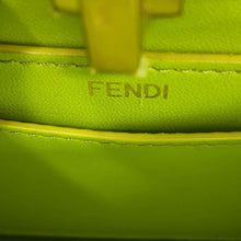 将图像加载到图库查看器中，FENDI Peekaboo ISeeU Light Green 8BN335 Leather Size Petit
