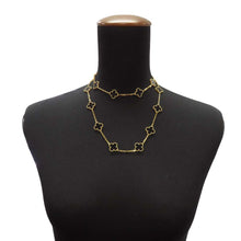 将图像加载到图库查看器中，Van Cleef &amp; Arpels Vintage Alhambra Long Necklace 20 motifsVCARA43100 18K Yellow Gold
