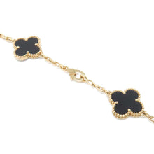 将图像加载到图库查看器中，Van Cleef &amp; Arpels Vintage Alhambra Long Necklace 20 motifsVCARA43100 18K Yellow Gold
