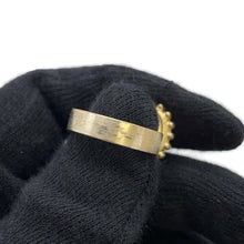 Load image into Gallery viewer, CHANEL Heart Shaped Ring Size 13 Gold Metal
