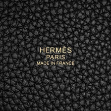 将图像加载到图库查看器中，HERMES Picotin Lock Black Taurillon Clemence Size PM
