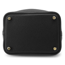 将图像加载到图库查看器中，HERMES Picotin Lock Black Taurillon Clemence Size PM
