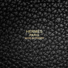 将图像加载到图库查看器中，HERMES Picotin Lock Black Taurillon Clemence Size PM
