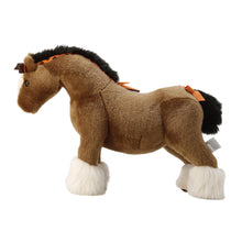 将图像加载到图库查看器中，HERMES Hermy the Horse Plush Toy Brown/Black/Orange Polyester100% Size PM
