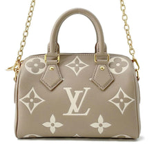 将图像加载到图库查看器中，LOUIS VUITTON Speedy Bandouliere Tourterelle claim M46575 Monogram Empreinte Leather Size 20
