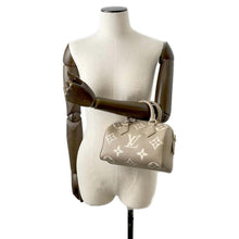 将图像加载到图库查看器中，LOUIS VUITTON Speedy Bandouliere Tourterelle claim M46575 Monogram Empreinte Leather Size 20
