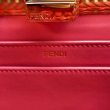 Load image into Gallery viewer, FENDI Peekaboo I See You Braided Pink 8BN327 Leather Size Small
