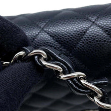 Load image into Gallery viewer, CHANEL Matelasse W Flap ChainShoulder Bag Black A58600 Caviar Leather Size 30
