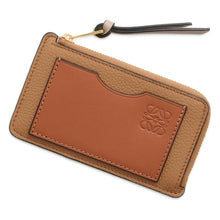 将图像加载到图库查看器中，LOEWE Coin card holder Toffee/Tan C660Z40X04 Soft grain calf
