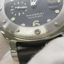 将图像加载到图库查看器中，PANERAI Luminor Submersible W44mm Stainless Steel Rubber Black Dial PAM00024
