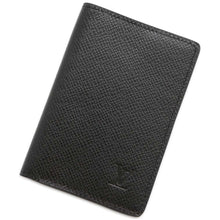 将图像加载到图库查看器中，LOUIS VUITTON Organizer De Poch NoirM30537 Taiga Leather
