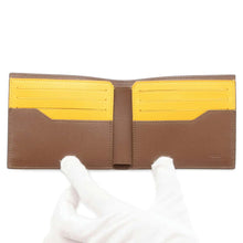 将图像加载到图库查看器中，FENDI Bifold Wallet Brown/Yellow 7M0338 PVC/Leather
