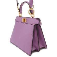 将图像加载到图库查看器中，FENDI Peekaboo Icy You Purple 8BN335 Leather Size Petit
