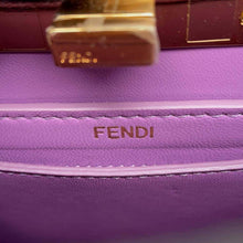 将图像加载到图库查看器中，FENDI Peekaboo Icy You Purple 8BN335 Leather Size Petit
