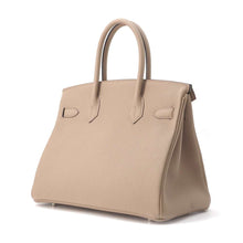 将图像加载到图库查看器中，HERMES Birkin Beige Marfa Togo Leather Size 30
