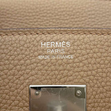 将图像加载到图库查看器中，HERMES Birkin Beige Marfa Togo Leather Size 30
