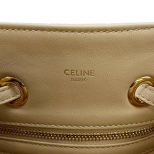 Load image into Gallery viewer, CELINE CBag Charm Backpack Beige Leather
