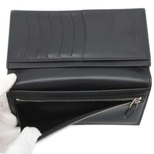 Load image into Gallery viewer, Berluti Calligraphy Santal Bi-fold Wallet Black Leather
