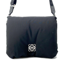 Load image into Gallery viewer, LOEWE Goya Shoulder Bag Black Nylon
