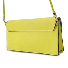 Load image into Gallery viewer, Valextra Valextra Iside Pochette Yellow Leather
